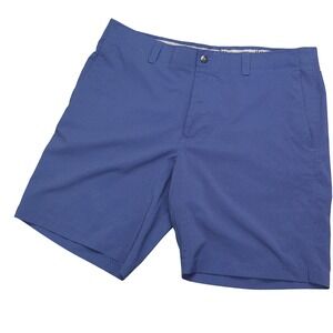 Callaway Shorts Mens‎ 38 Blue Check Golf Performance Stretch Chino Casual